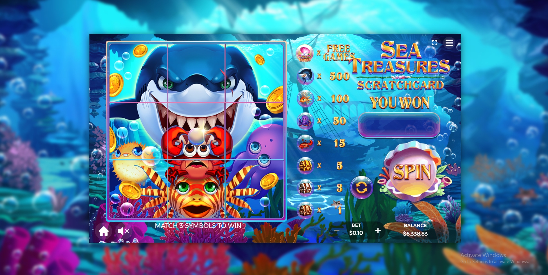 Sea Treasures SCRATCHCARD Dragongaming pgslot-slot ฝาก ถอน
