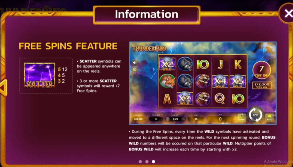 Thunder Bird SPINIX PGSLOT ฝาก ถอน