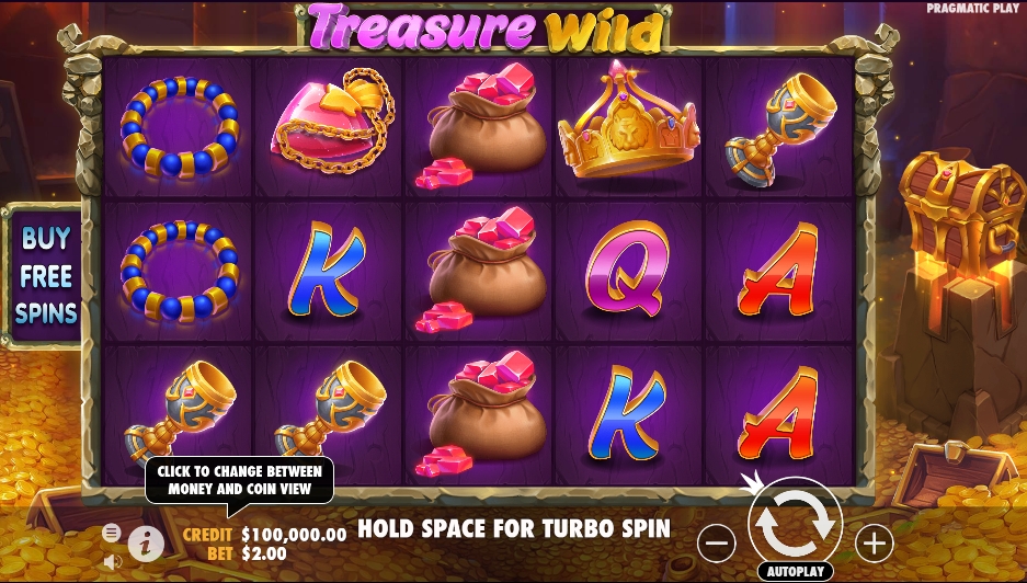 Treasure Wild ทดลองเล่นสล็อต Pragmatic Play