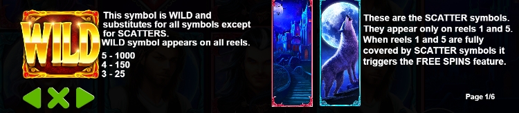 ฟีเจอร์พิเศษของเกมสล็อต PP SLOT Vampires vs Wolves