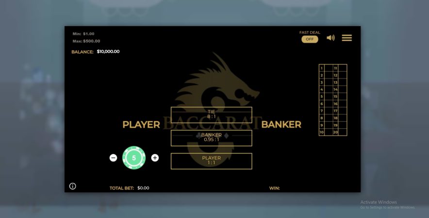 Baccarat Dragon gaming pgslot-slot