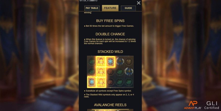 สรุปเกมสล็อตค่าย Advant Play : Battle of Heroes