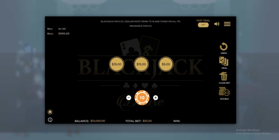 Blackjack Deluxe Mannaplay pgslot-slot ฝาก ถอน