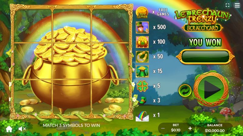 Leprechaun Frenzy SCRATCHCARD Dragongaming pgslot-slot ทางเข้า