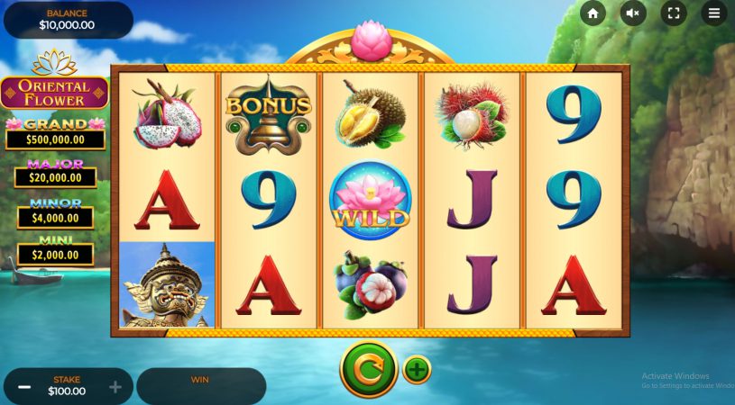 Oriental Flower Dragingaming pgslot-slot เว็บตรง