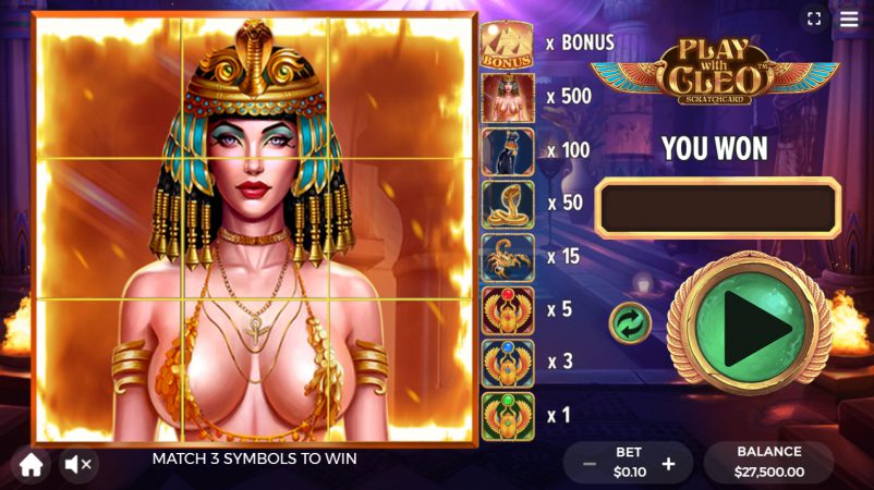 Play with Cleo SCRATCHCARD dragongaming pgslot-slot ฝาก ถอน
