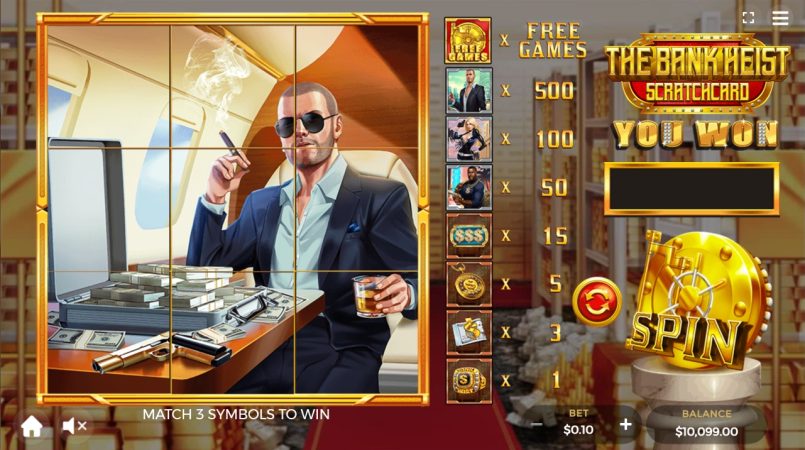 The Bank Heist SCRATCHCARD Dragongaming pgslot-slot ทางเข้า