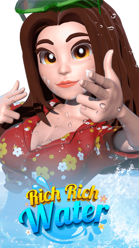 สัญลักษณ์ภายในสล็อต Rich Rich Water
